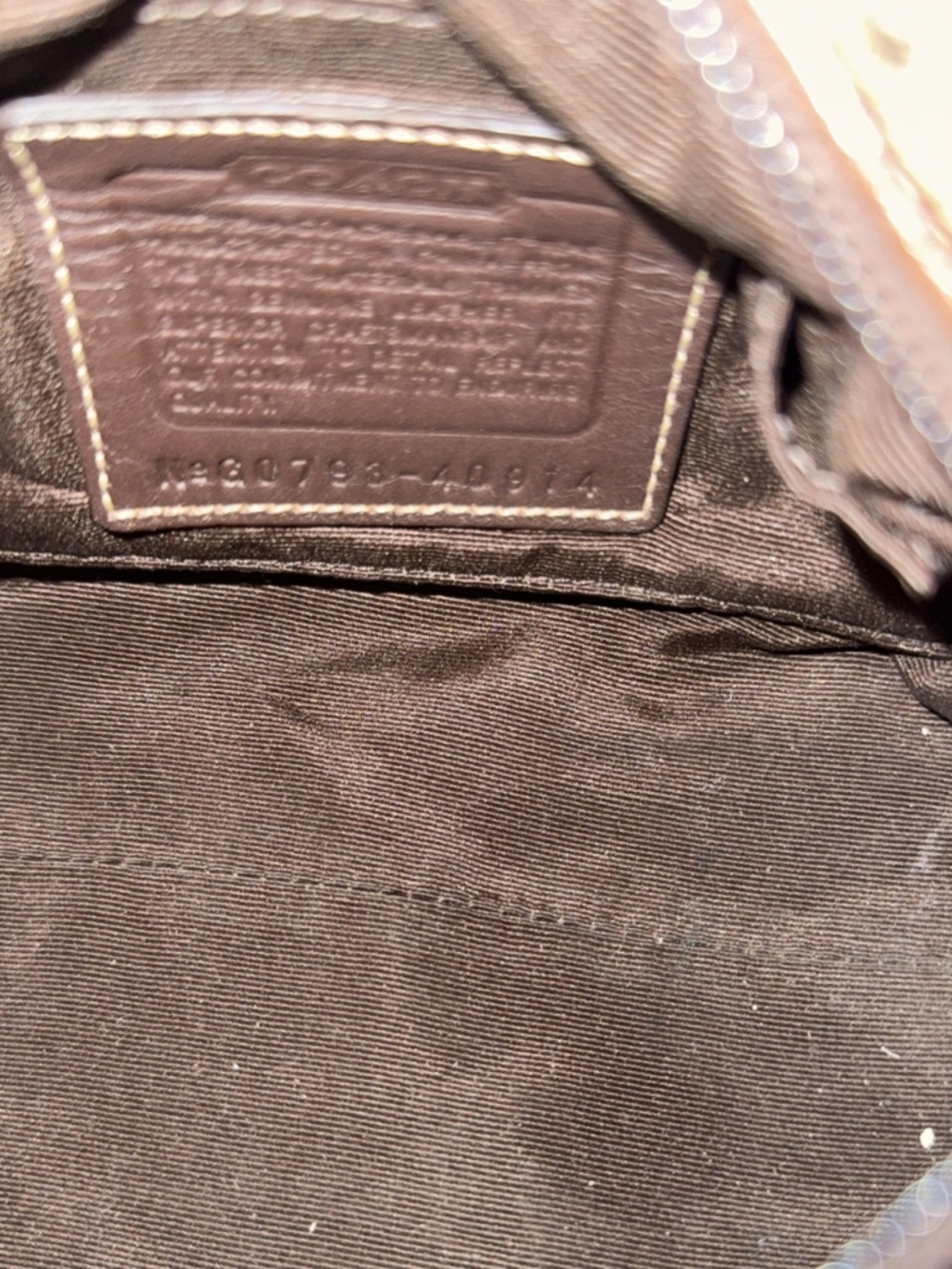 Coach patchwork pouch - Picture 5 of 5